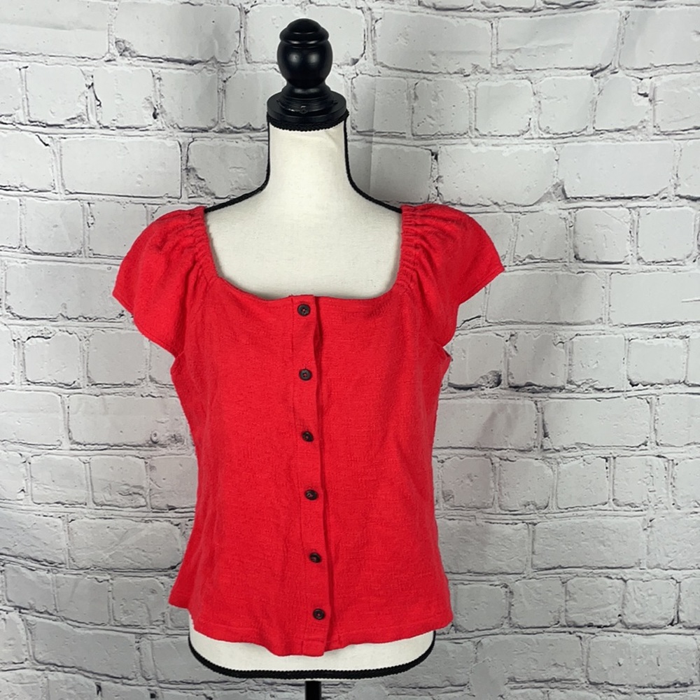 NWOT Madewell Texture & Thread Top Sz L - Picture 2 of 8